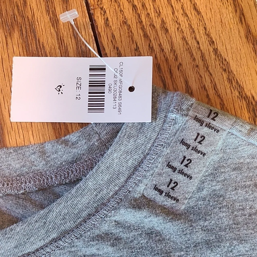 Justice NWT Long Sleeved Top - Girl's 12